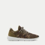 Camouflage technical sneakers