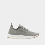 Grey mesh sock sneakers